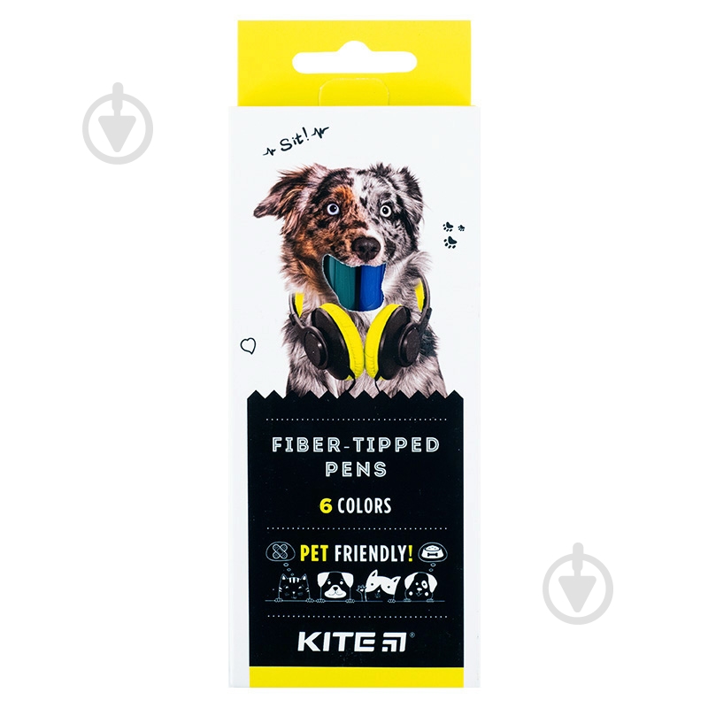 Набор фломастеров 6 шт. K22-446 KITE - фото 1