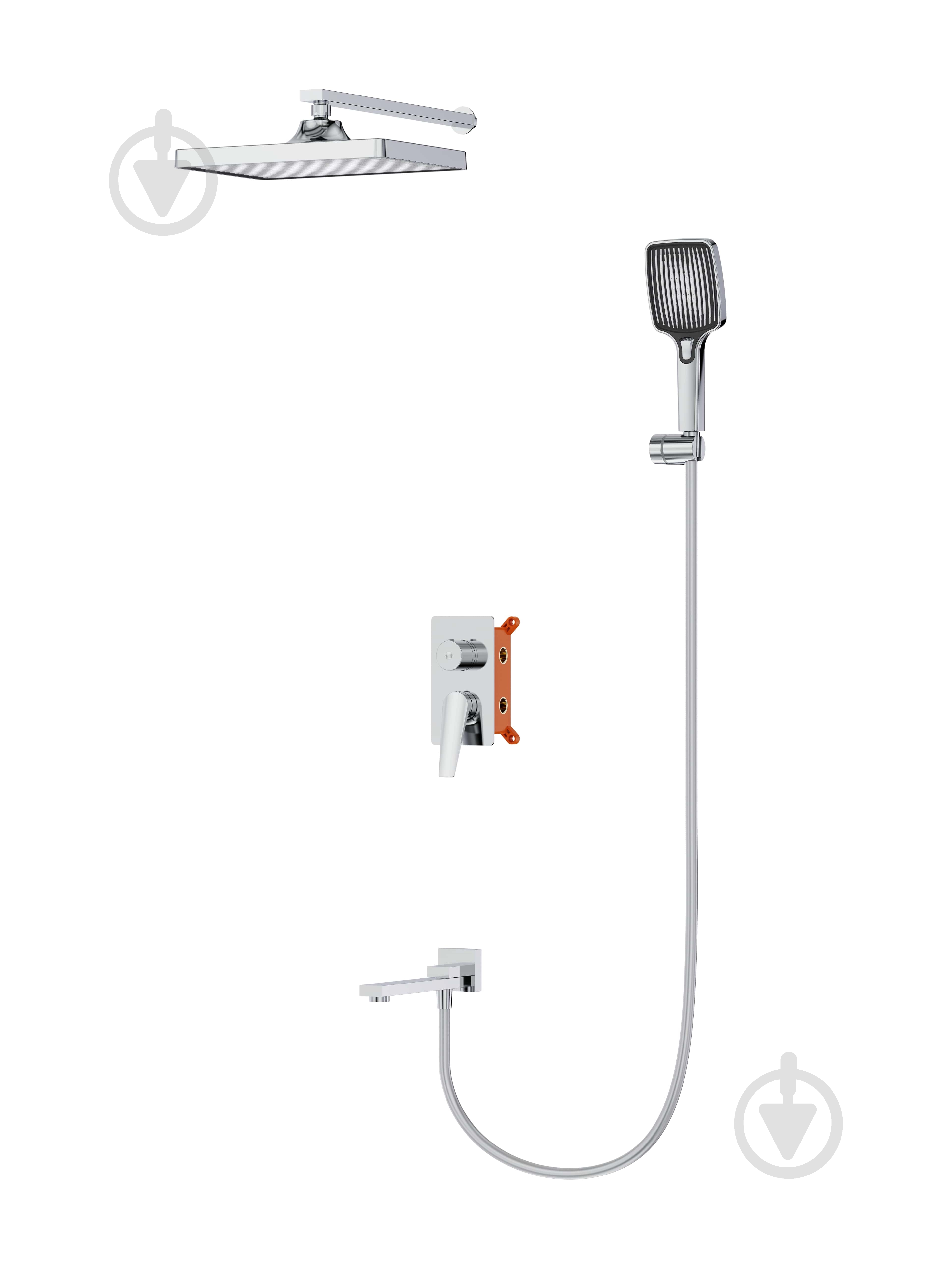 Душова система прихованого монтажу Aqua Rodos VALENCIA АР000110506 - фото 1 Душова система прихованого монтажу Aqua Rodos VALENCIA АР000110506 - фото 1