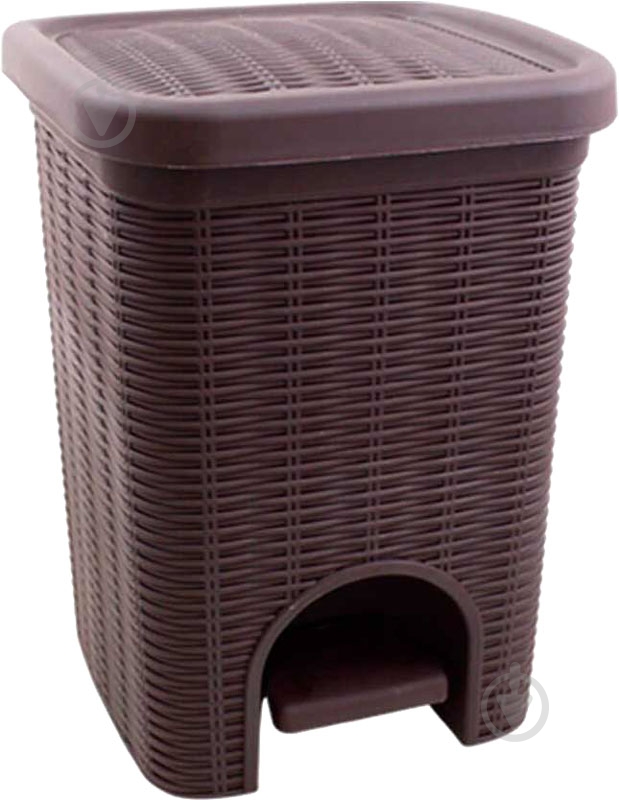 Ведро для мусора Trento Rattan Brown 3 л - фото 1 Ведро для мусора Trento Rattan Brown 3 л - фото 1