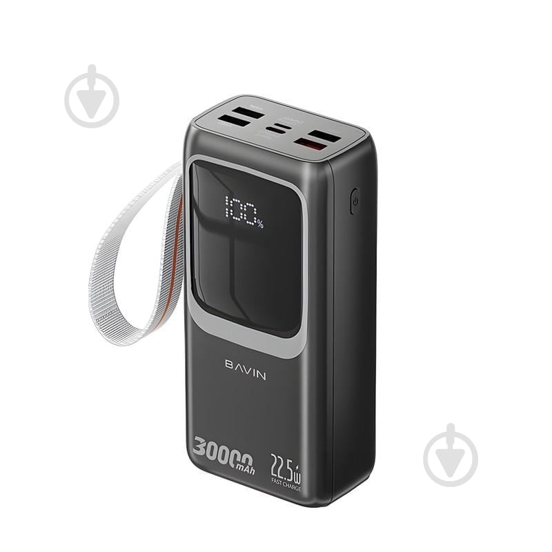 Повербанк BAVIN 30000 mAh black (Y-PC1031S BK) - фото 1