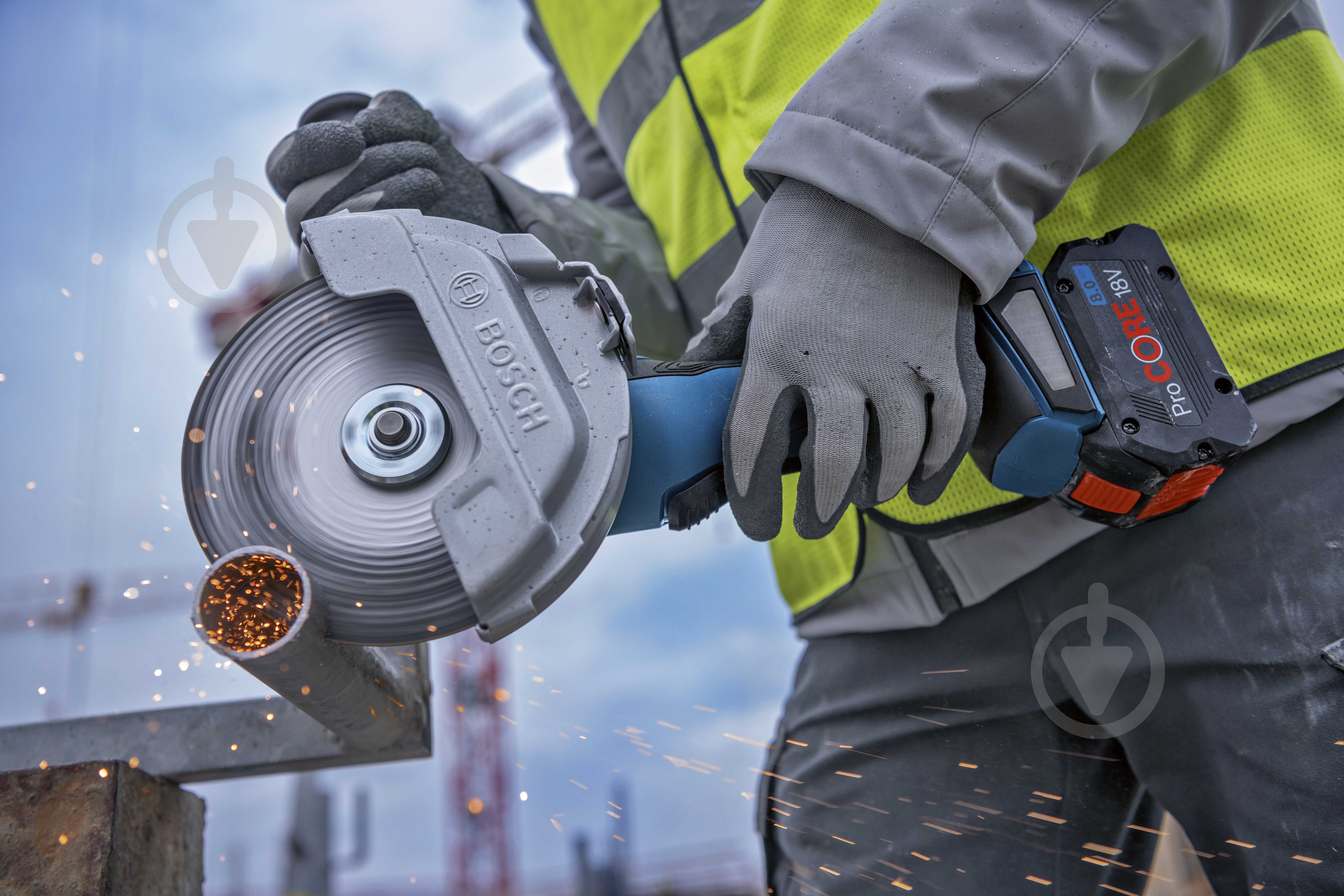 Болгарка (кутова шліфмашина) Bosch Professional GWS 18V-180 P (solo; C) 06019H6L01 - фото 15