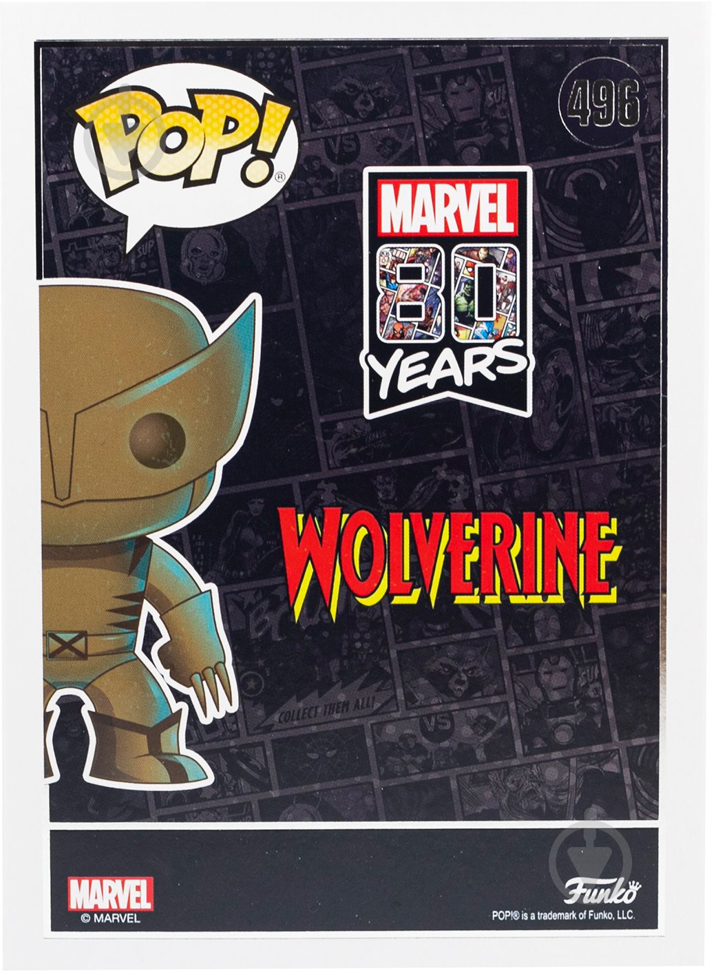 Фигурка Funko POP! Bobble: Marvel: 80th: Wolverine 42215 (FUN2472) - фото 5