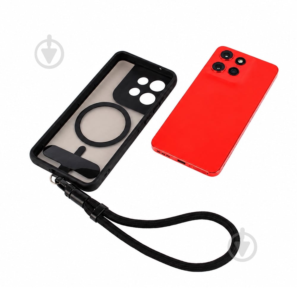Ремешок для смартфона ColorWay Handy Strap черный (CW-SCHS-BK) - фото 13