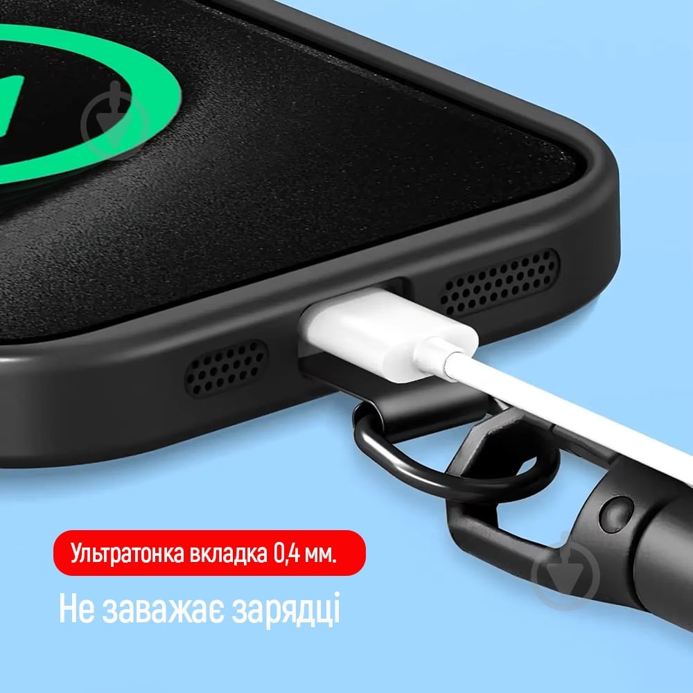 Ремешок для смартфона ColorWay Handy Strap черный (CW-SCHS-BK) - фото 21