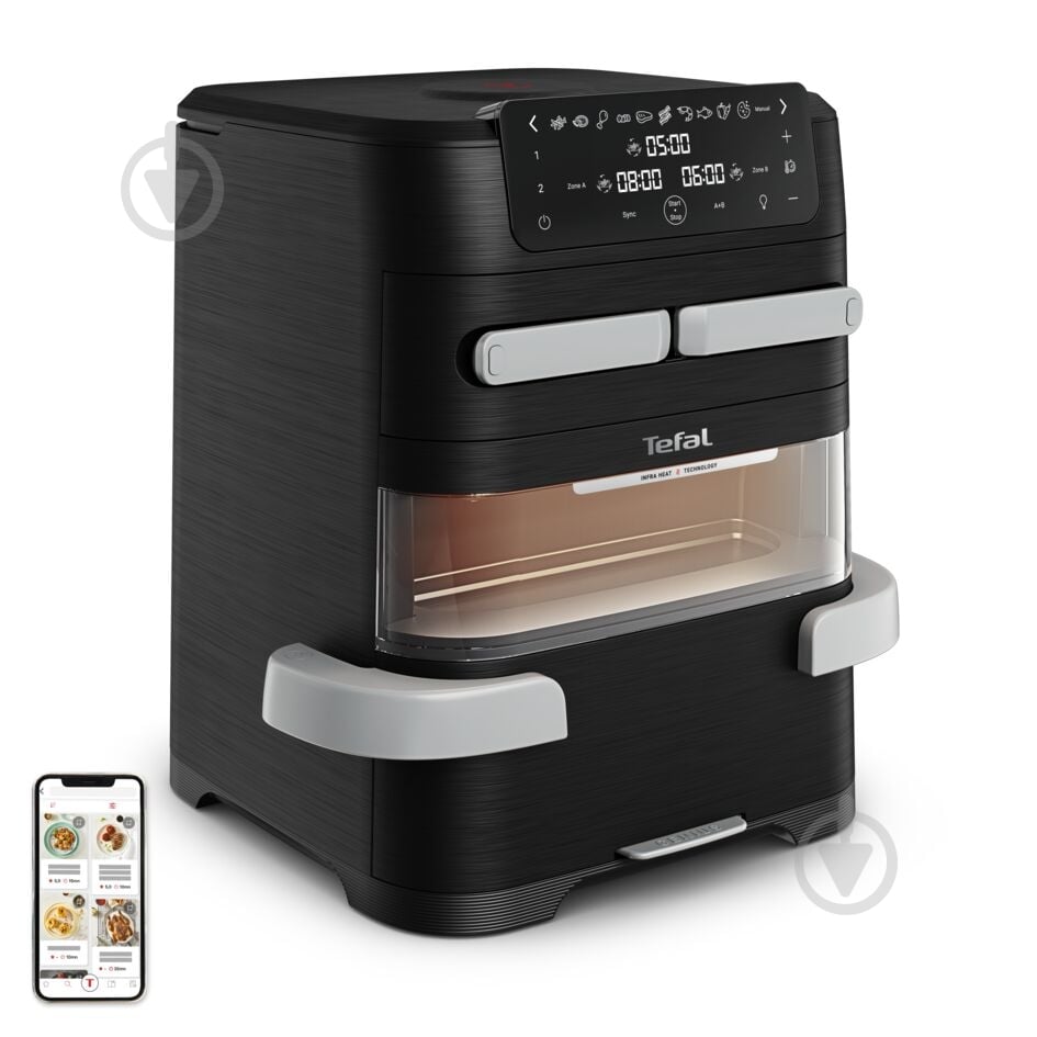 Мультипечь Tefal Ever Fry Trio EY9678E0 - фото 4