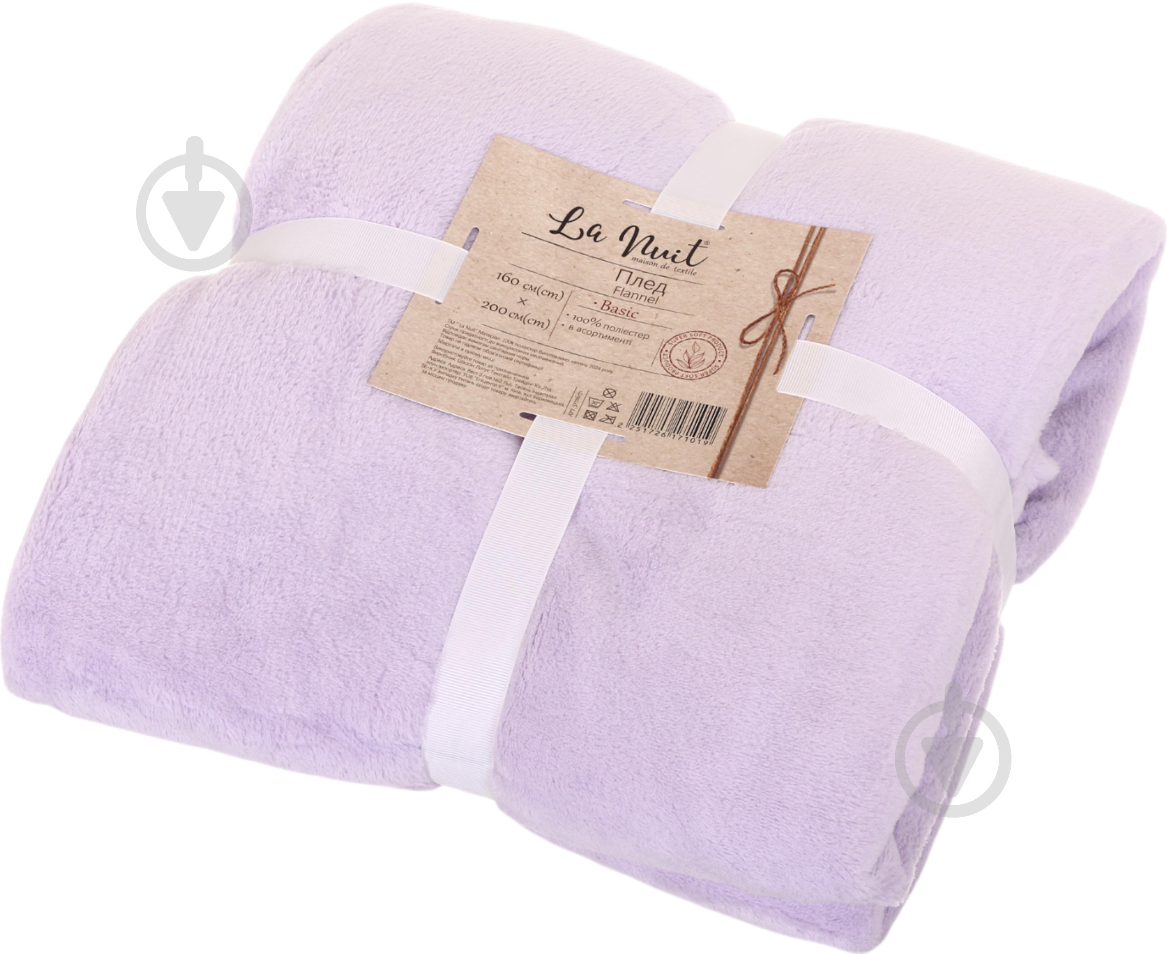 Плед Flannel 160x200 см в ассортименте La Nuit - фото 5