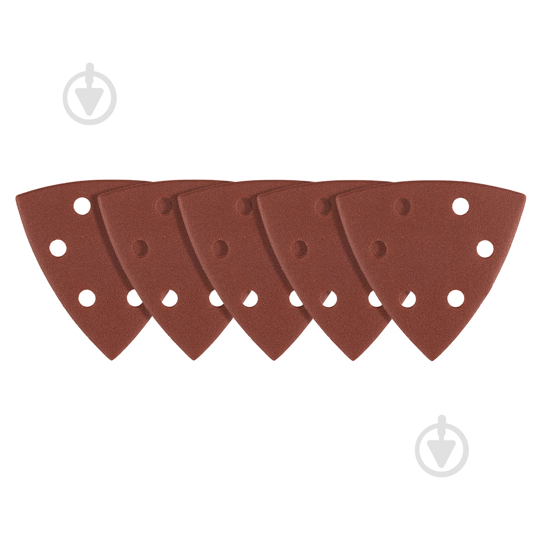 Наждачная бумага GRAPHITE Delta Velcro 93 x 93 мм P240 5 шт. 58T332 - фото 1 Наждачная бумага GRAPHITE Delta Velcro 93 x 93 мм P240 5 шт. 58T332 - фото 1