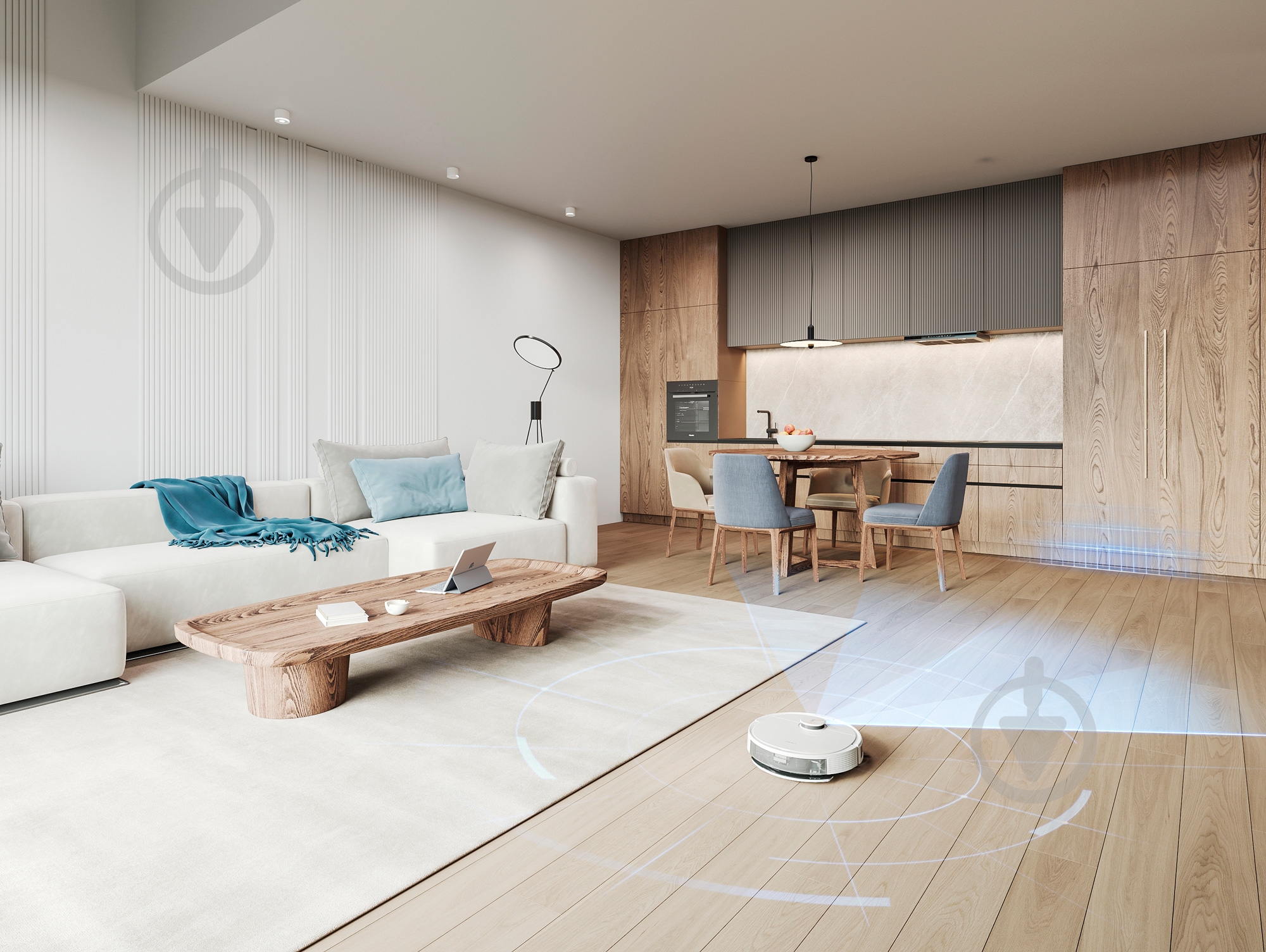 Робот-пилосос мийний Ecovacs DEEBOT OZMO N8 DLN26-21 white + Пилосмок BOSCH BGC05AAA2 red - фото 23