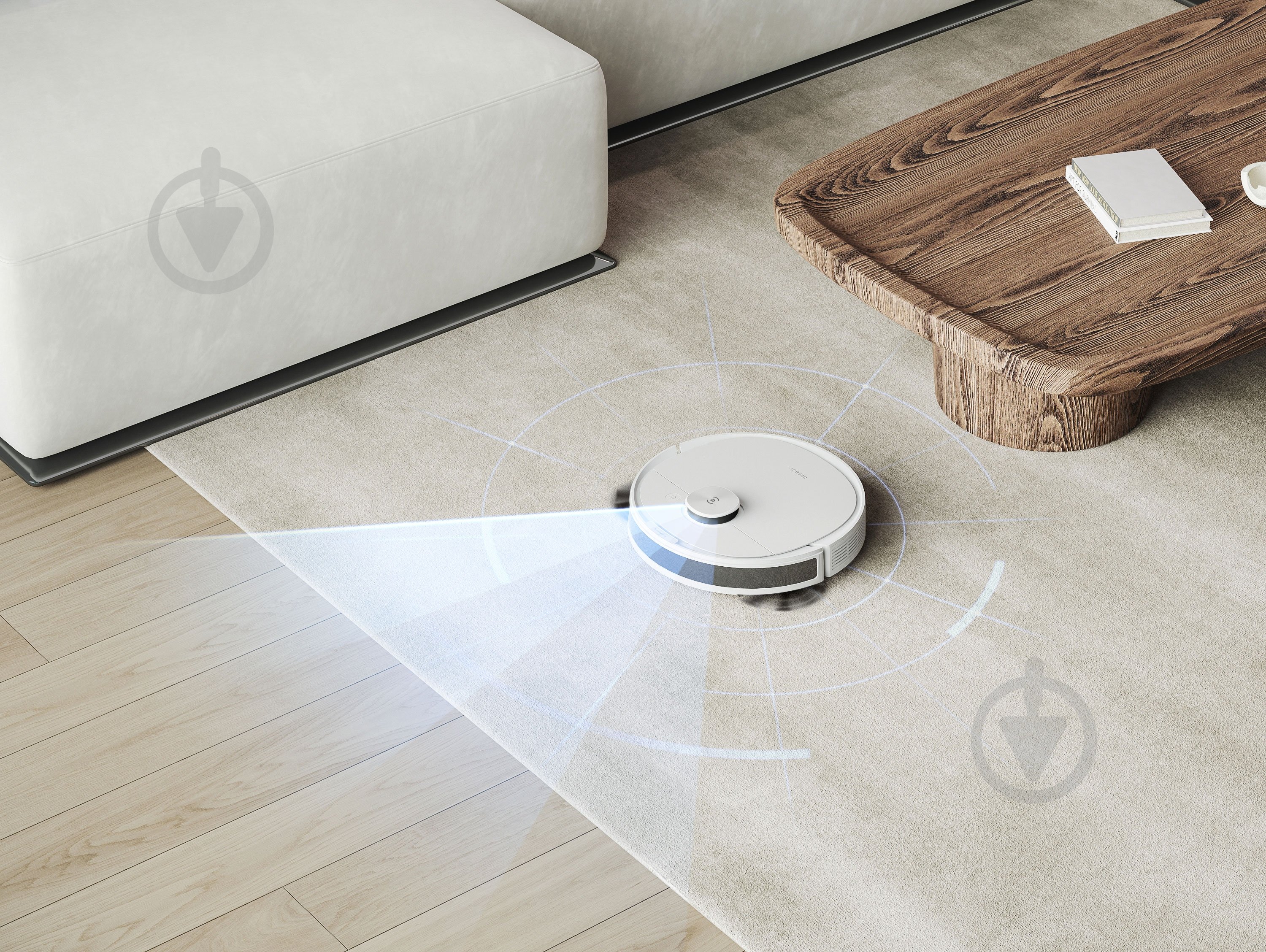 Робот-пилосос мийний Ecovacs DEEBOT OZMO N8 DLN26-21 white + Пилосмок BOSCH BGC05AAA2 red - фото 20