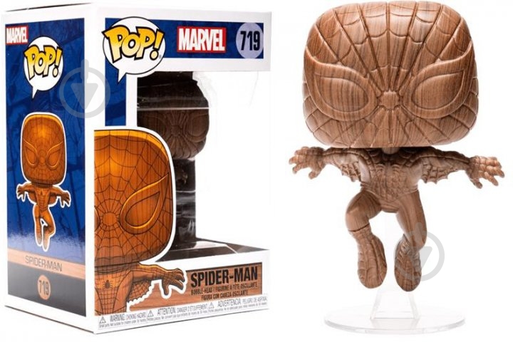 Фигурка Funko POP Bobble Marvel Spider-Man 52216 (FUN2549822) - фото 2 Фигурка Funko POP Bobble Marvel Spider-Man 52216 (FUN2549822) - фото 2