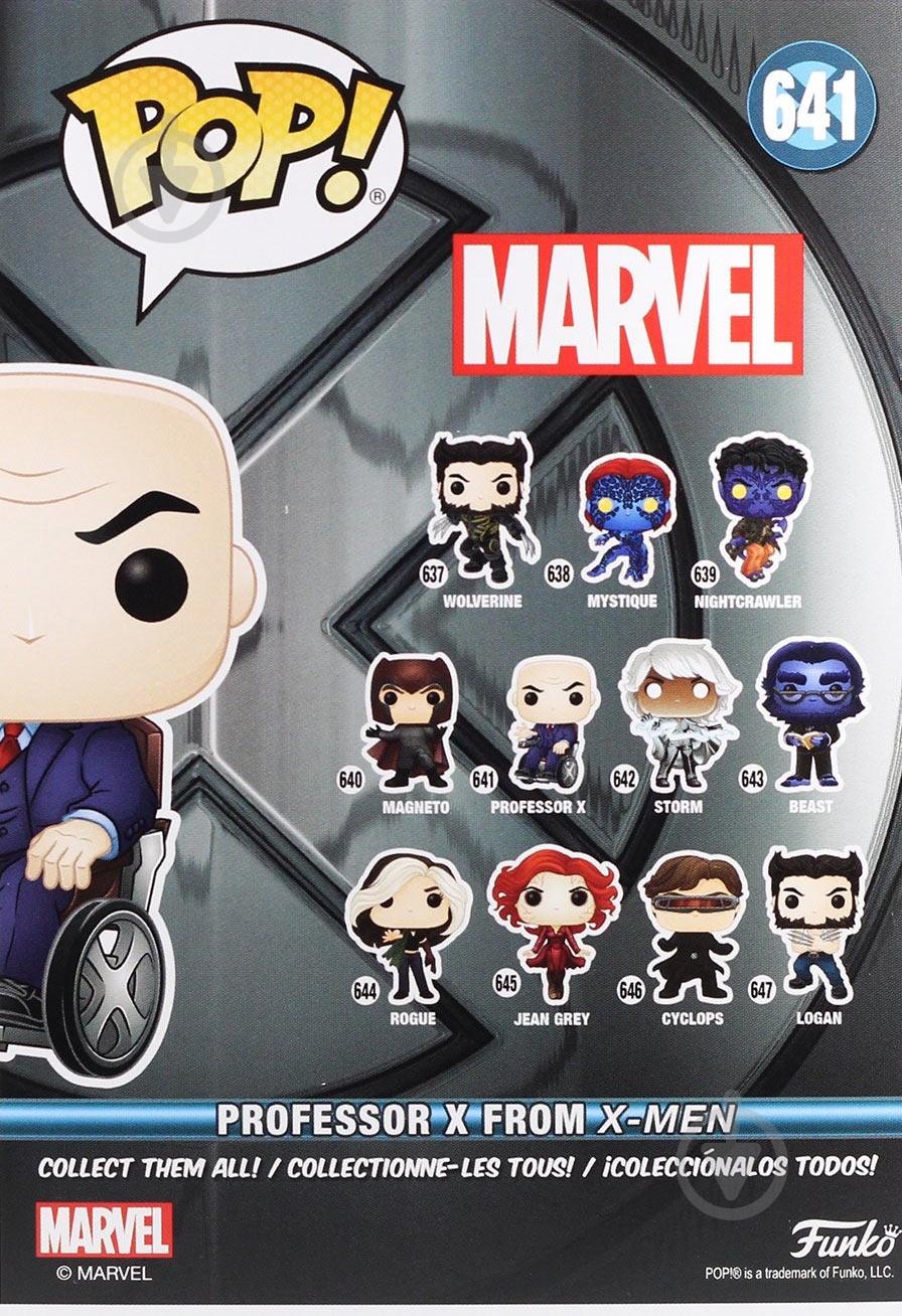 Фигурка Funko Bobble Marvel X-Men 20th Professor X (FUN2549719) - фото 5