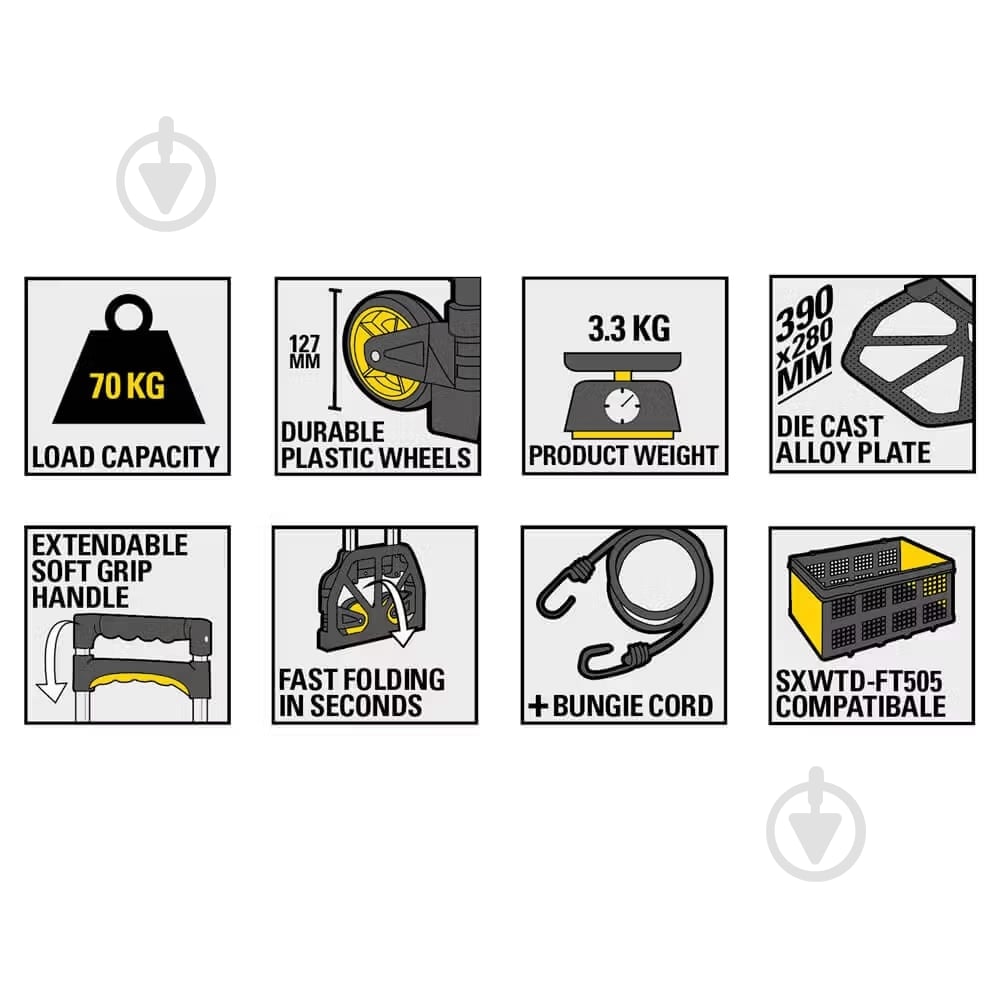 Тележка складская Stanley SXWT-FT501 - фото 4