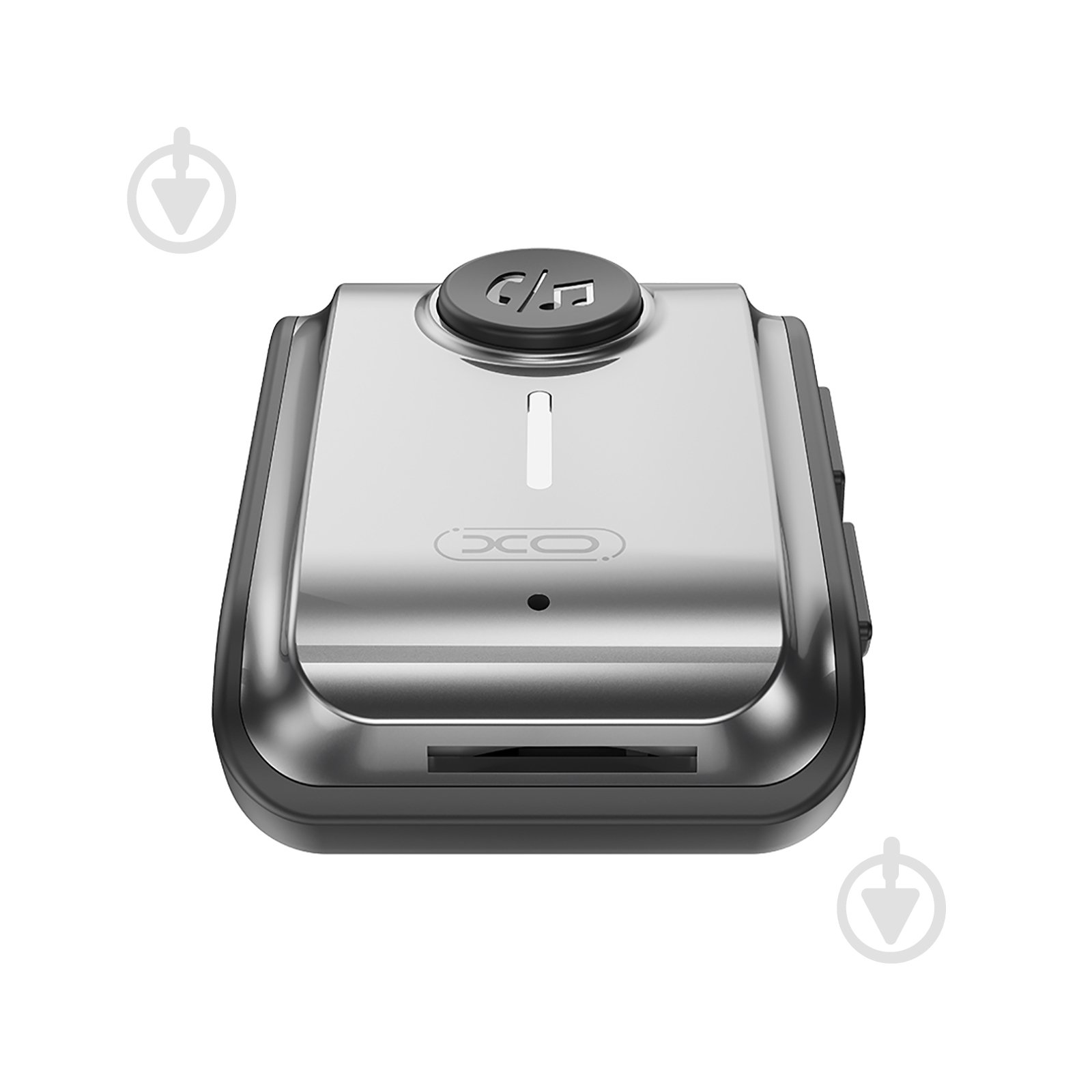 FM-трансмітер Xo BCC15 Bluetooth V5.3 AUX 3.5 мм/Type-C/TF Grey - фото 3