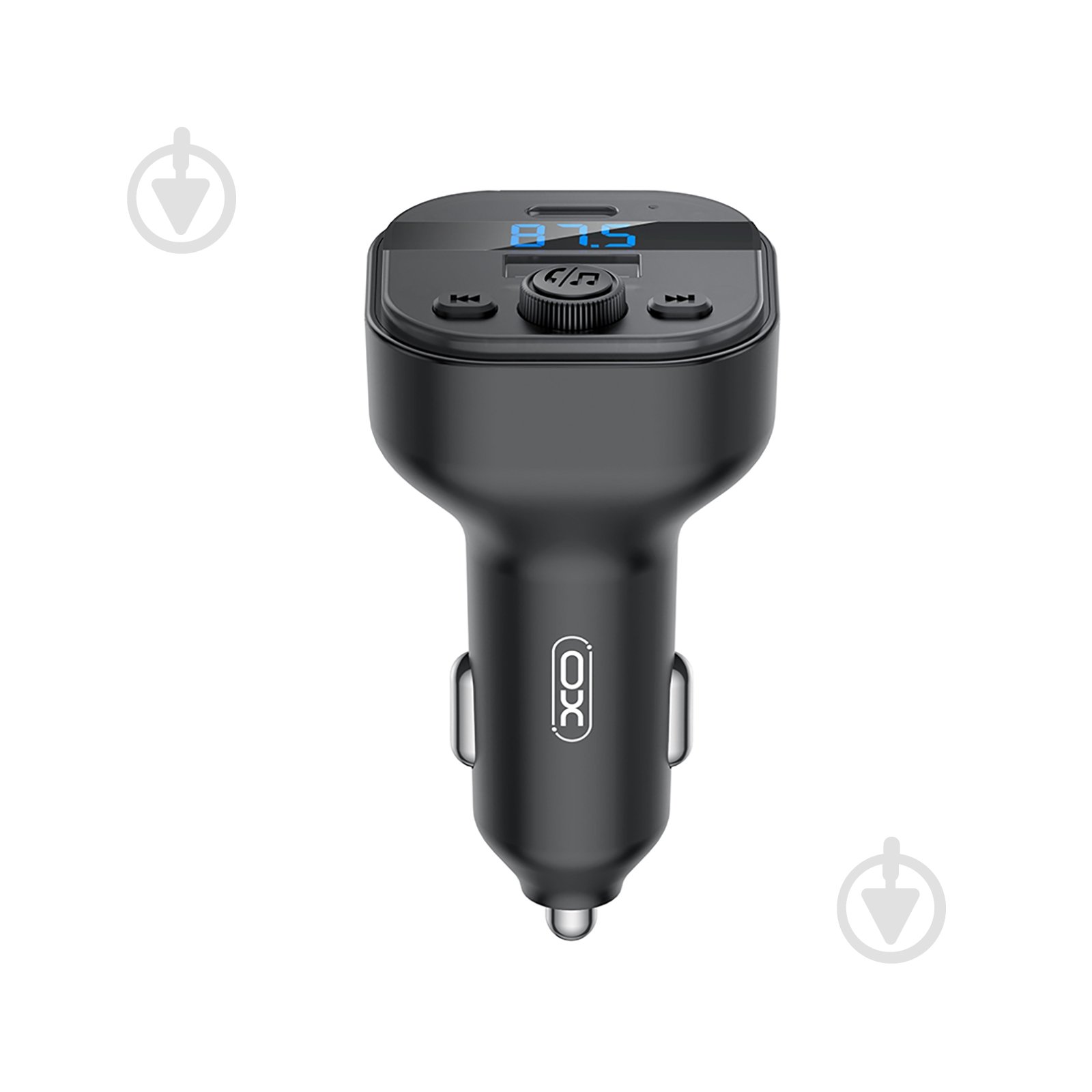 FM-трансмітер Xo BCC18 USB-A OTG/USB-C Black - фото 3