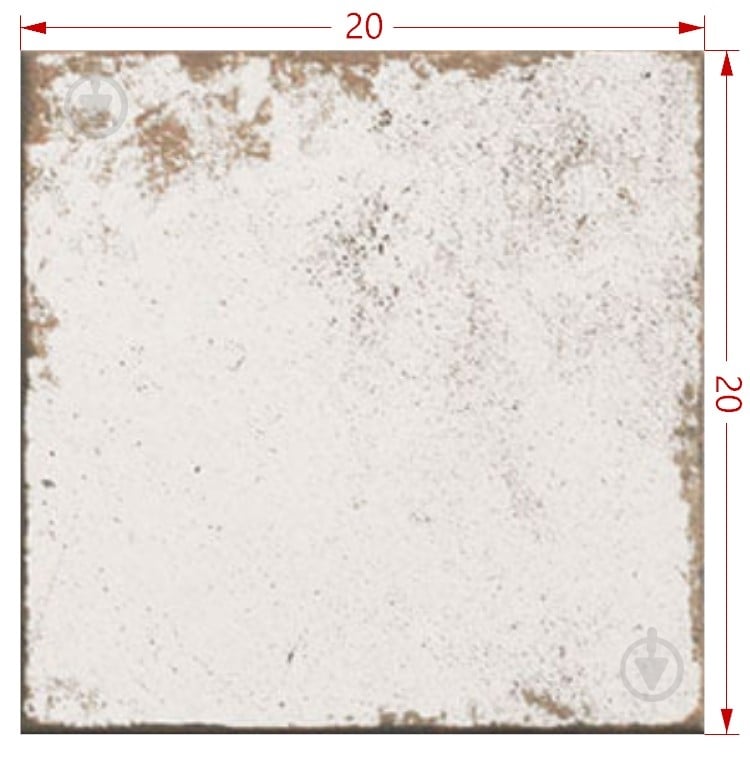 Плитка Mainzu Metallici White 20x20 см - фото 2