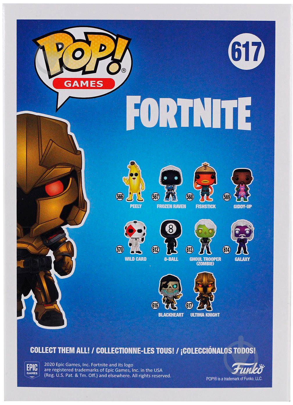 Фигурка Funko POP! Games Fortnite Ultima Knight 48464 (FUN2549977) - фото 6 Фигурка Funko POP! Games Fortnite Ultima Knight 48464 (FUN2549977) - фото 6