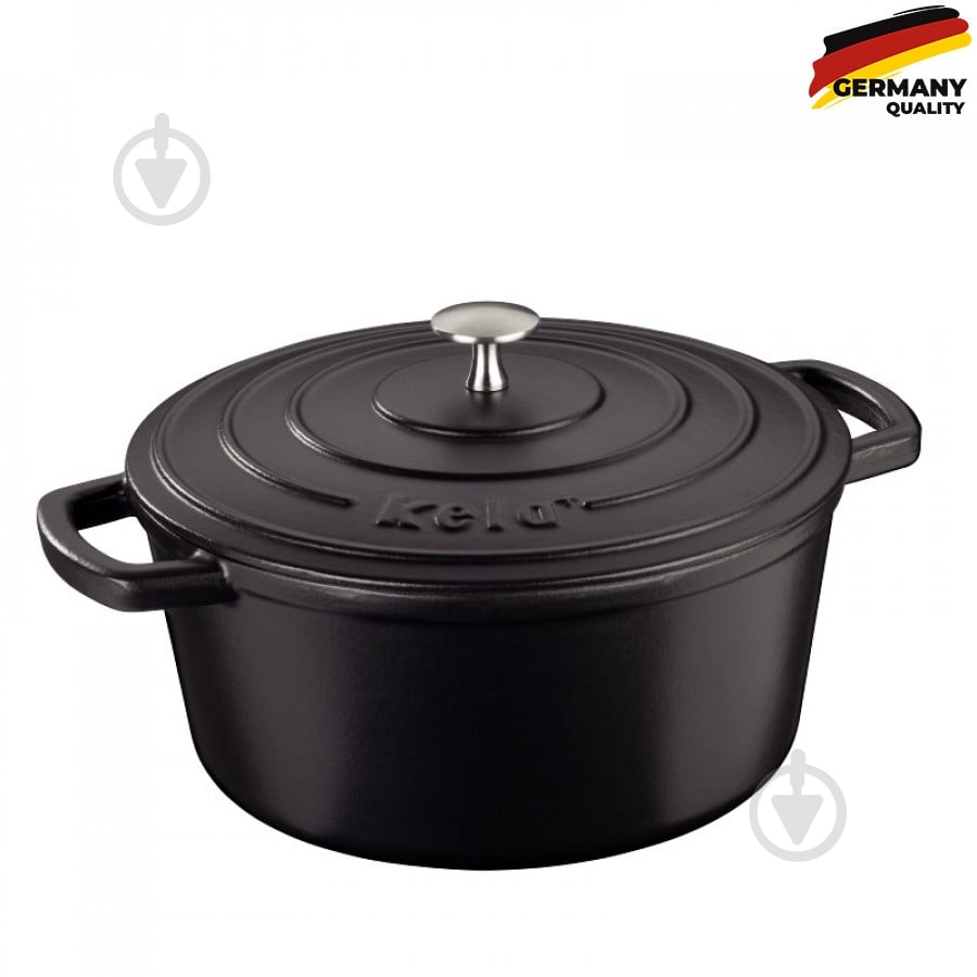 Кастрюля с крышкой Kela Calido 21 см 2,5 л (12470) - фото 1 Кастрюля с крышкой Kela Calido 21 см 2,5 л (12470) - фото 1