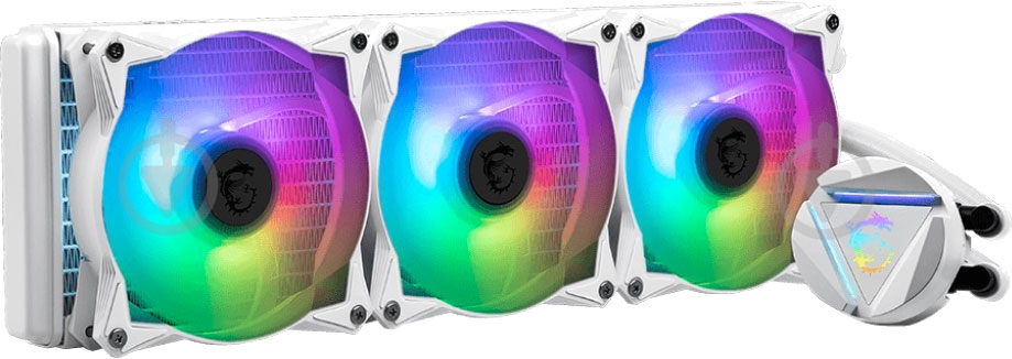 Система водного охлаждения MSI MAG CoreLiquid 360R V2 White - фото 3