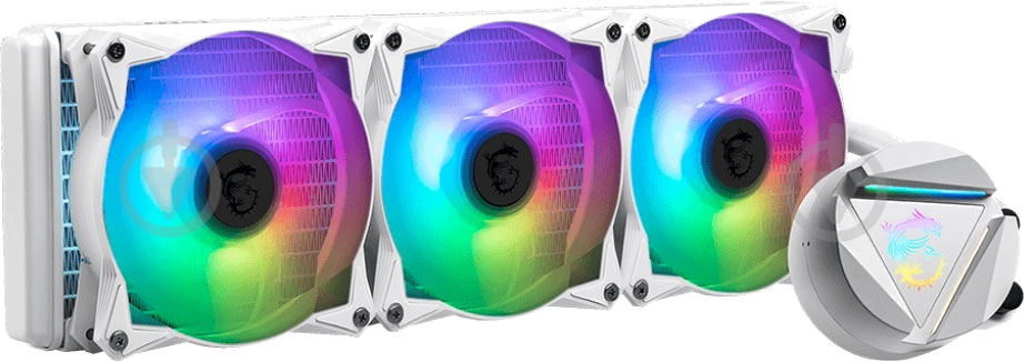 Система водного охлаждения MSI MAG CoreLiquid 360R V2 White - фото 2