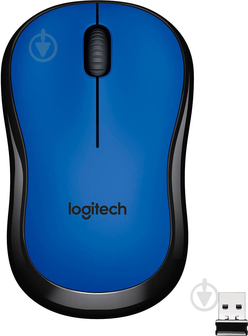 Мышь Logitech Wireless Mouse M220 Silent blue (910-004879) - фото 1