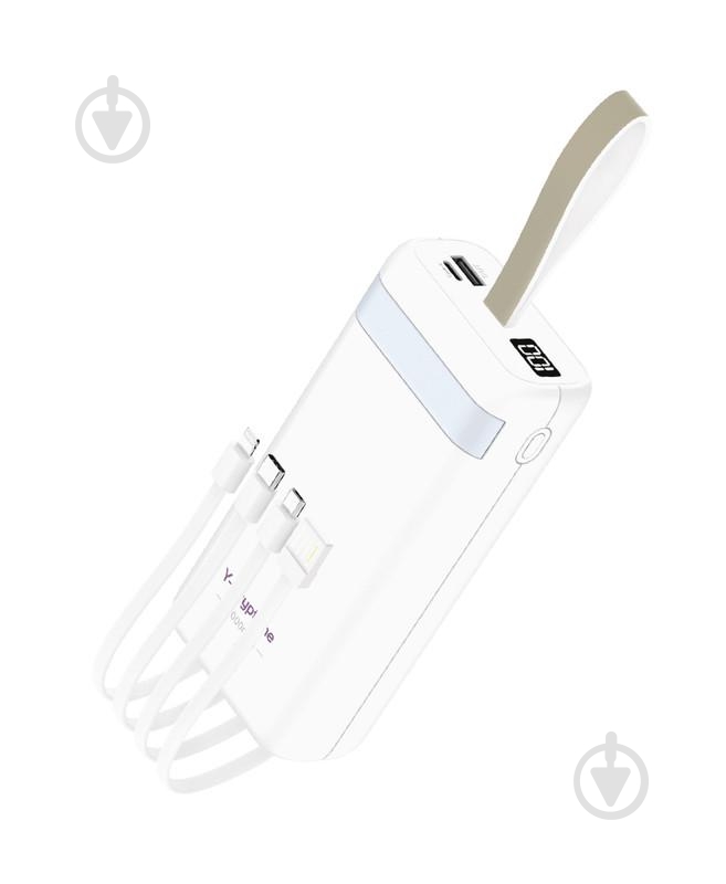 Повербанк Y-Kryptone 30000 mAh white (YK-N32LC-WH) - фото 1
