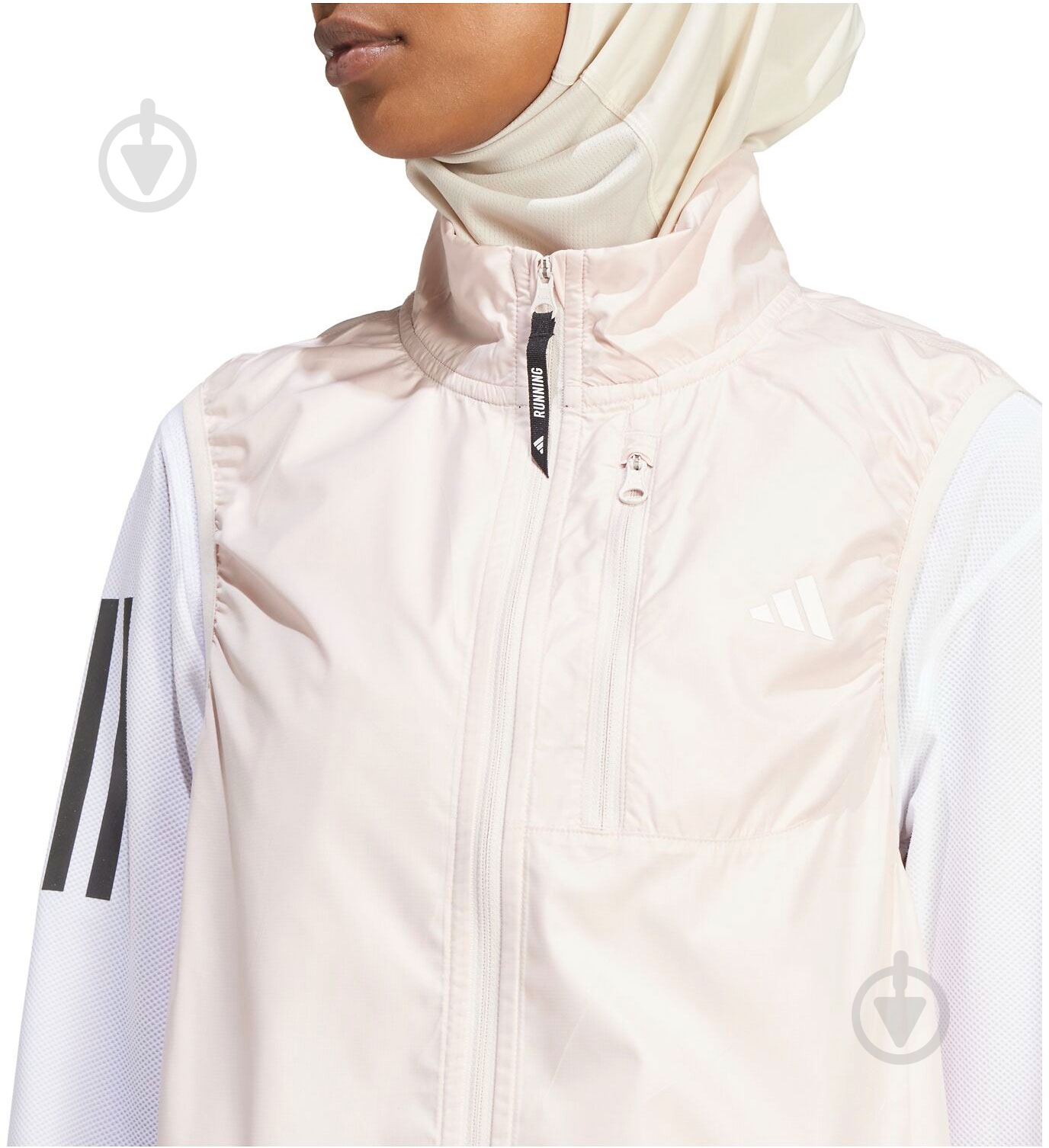 Жилет Adidas Own The Run IN1575 р.S белый - фото 4 Жилет Adidas Own The Run IN1575 р.S белый - фото 4