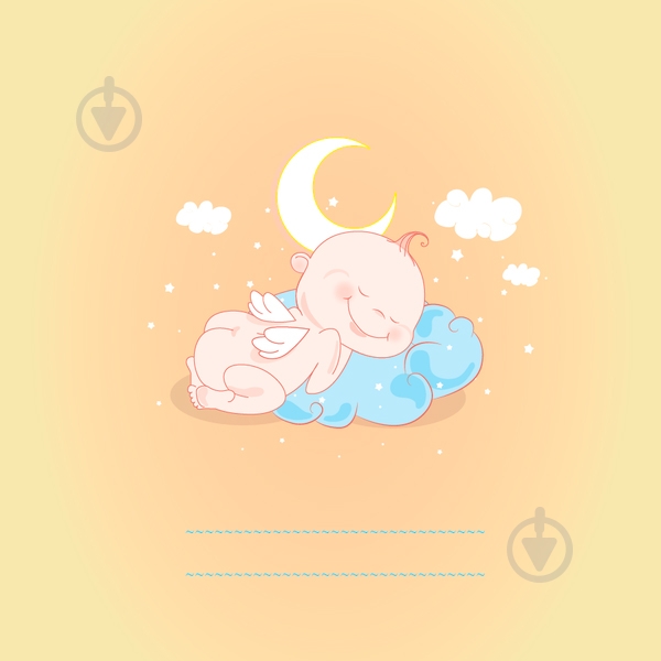 Фотоальбом EVG 20sheet Baby collage blue w/box - фото 4