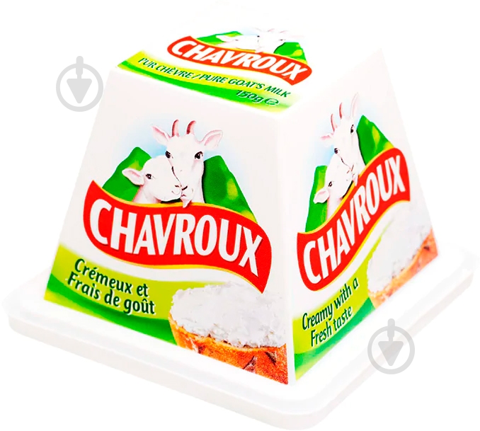 Сыр CHAVROUX 45% из козьего молока 150 г - фото 1 Сыр CHAVROUX 45% из козьего молока 150 г - фото 1
