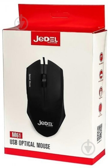 Мышка Jedel M61 USB black (M61-USB) - фото 2 Мышка Jedel M61 USB black (M61-USB) - фото 2