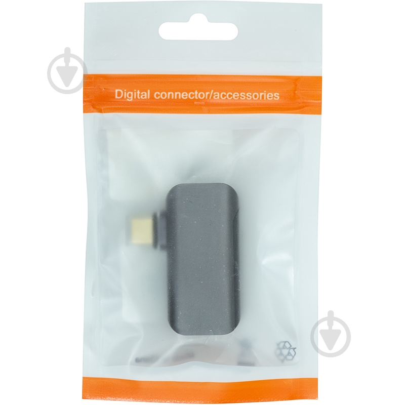Адаптер PowerPlant USB Type-C - RJ-45, 100/1000Mb black (CA914296) - фото 4