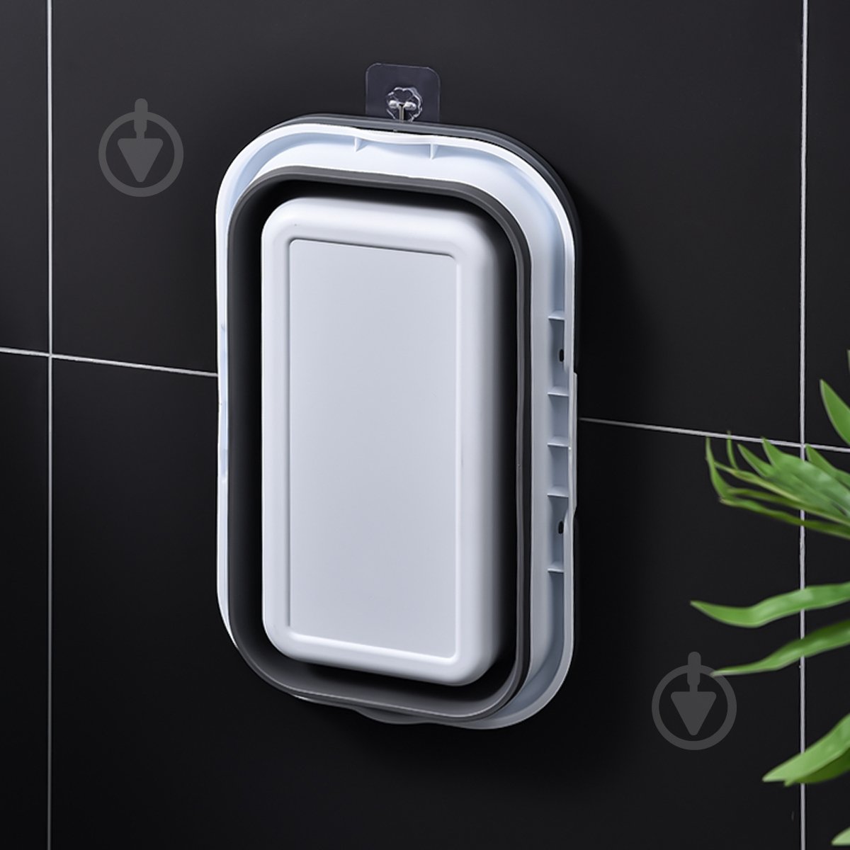 Ведро обычное MVM BIN-19 16 л серый/белый - фото 6 Ведро обычное MVM BIN-19 16 л серый/белый - фото 6