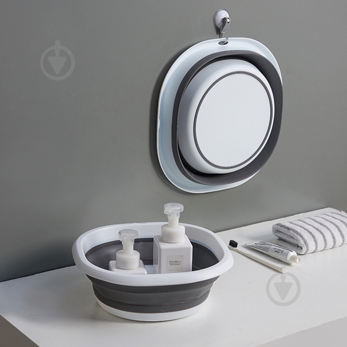 Миска MVM KP-76 L White/Gray - фото 2