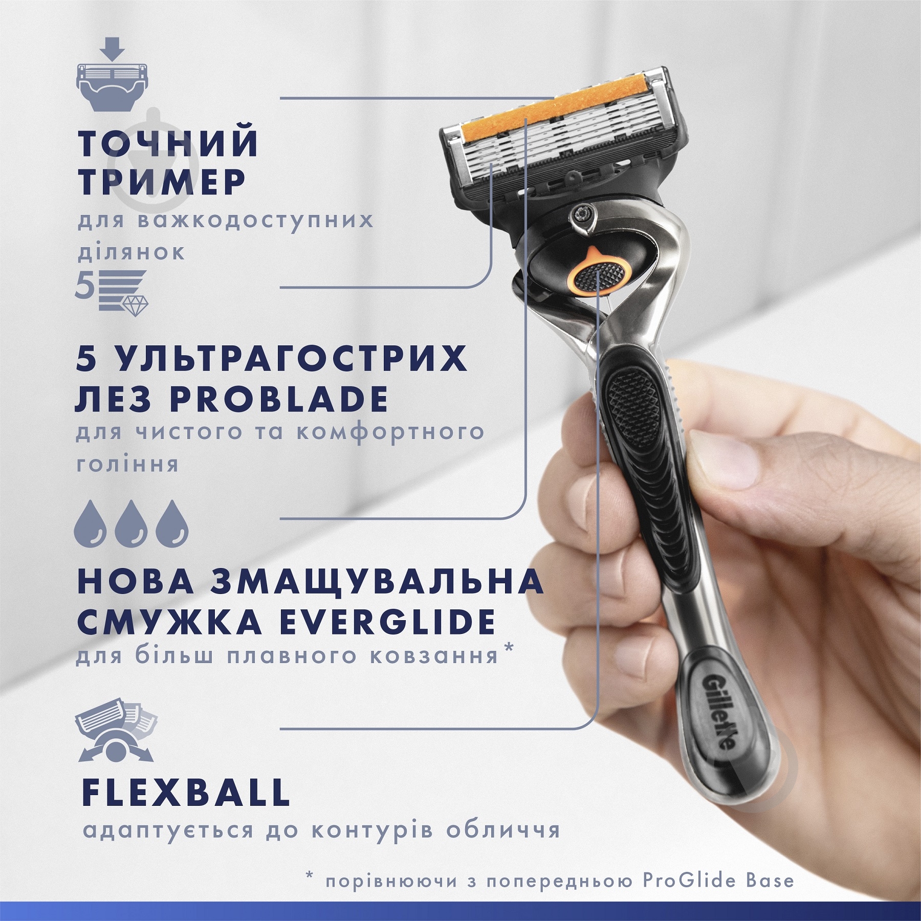 Сменный картридж GILLETTE ProGlide 12 шт. - фото 7