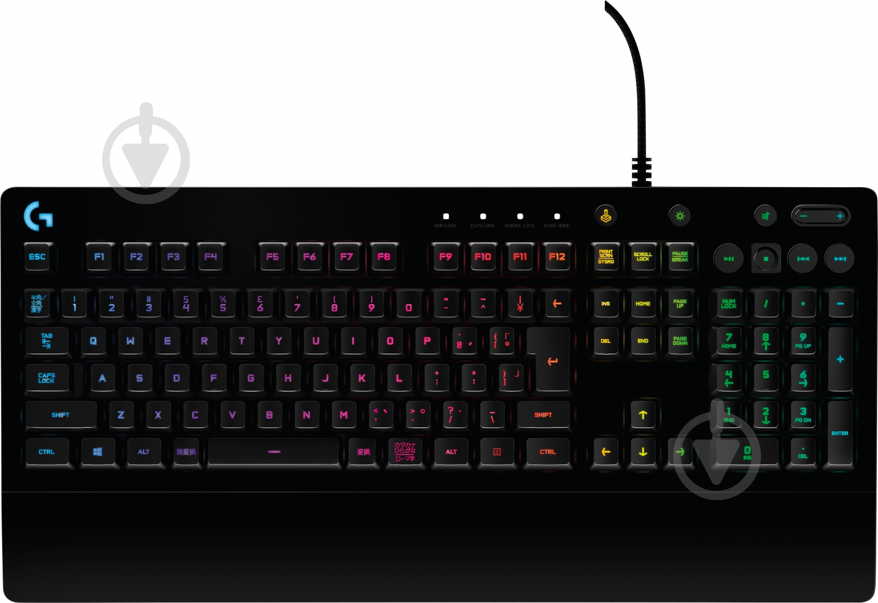 Клавиатура игровая Logitech G213 Prodigy (L920-008092) black - фото 1 Клавиатура игровая Logitech G213 Prodigy (L920-008092) black - фото 1