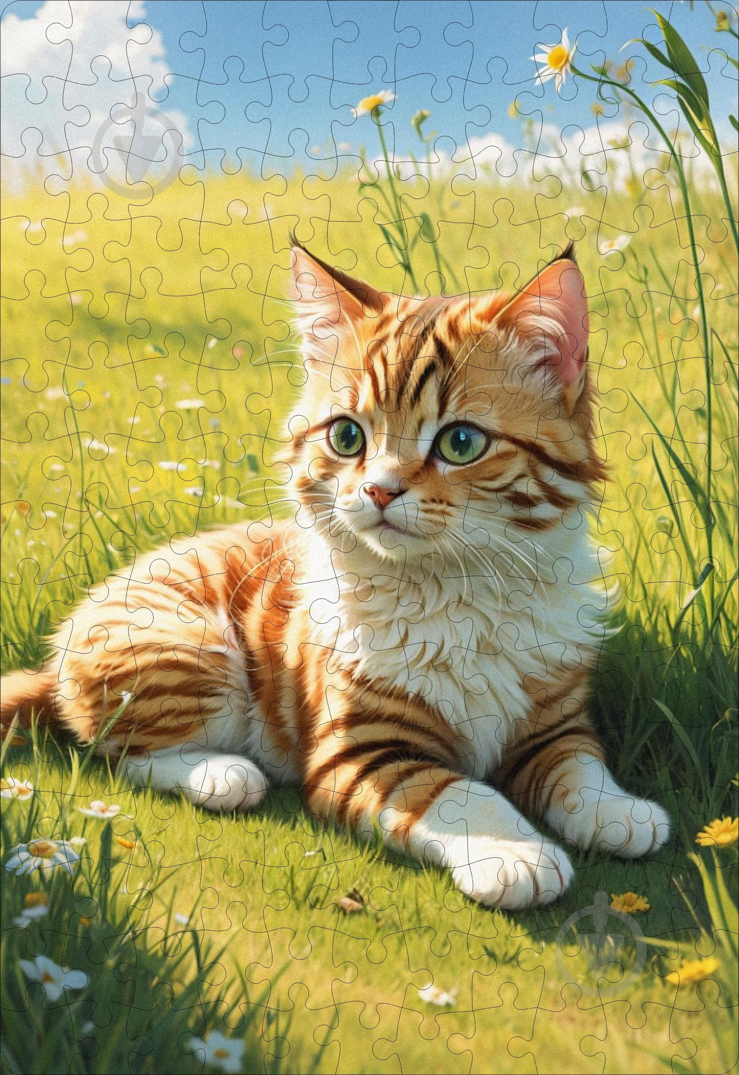 Пазл деревянный MISLT Котик - фото 1 Пазл деревянный MISLT Котик - фото 1