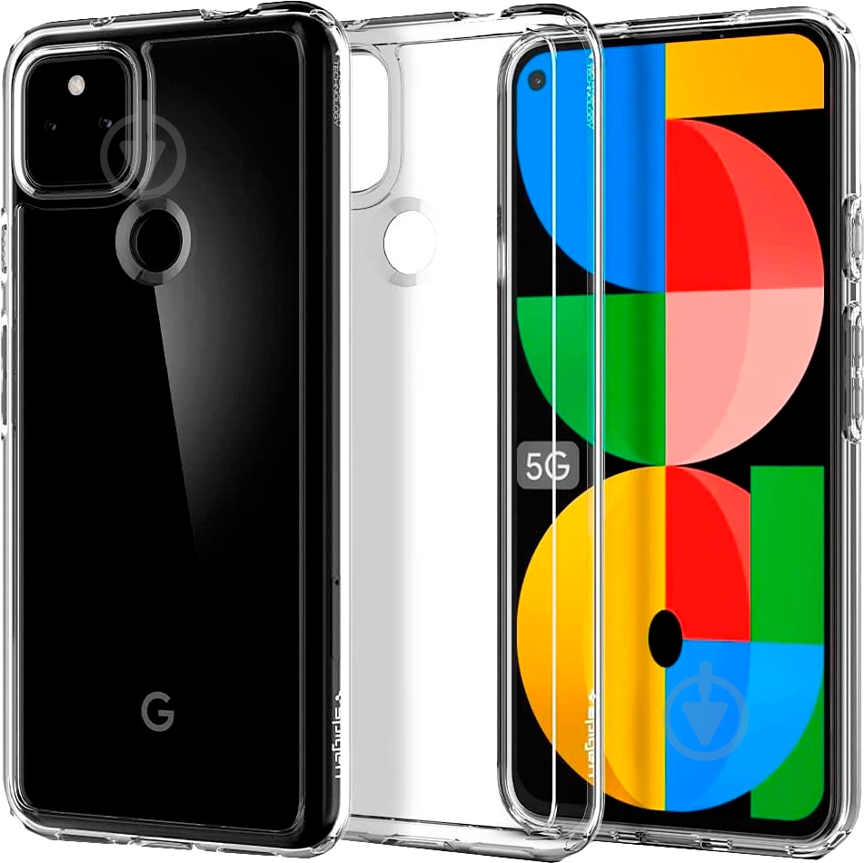 Накладка на корпус BeCover для Google Pixel 5a 5G Transparancy - фото 3