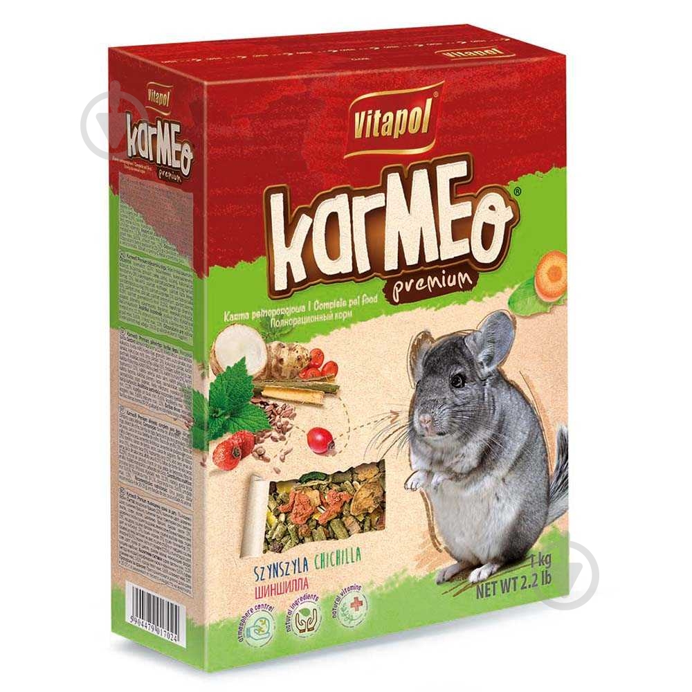 Корм Vitapol для шиншилл 1 кг - фото 1