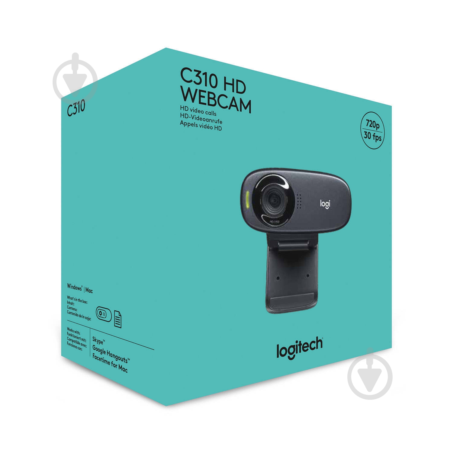 Веб-камера Logitech C310 - EMEA - фото 7