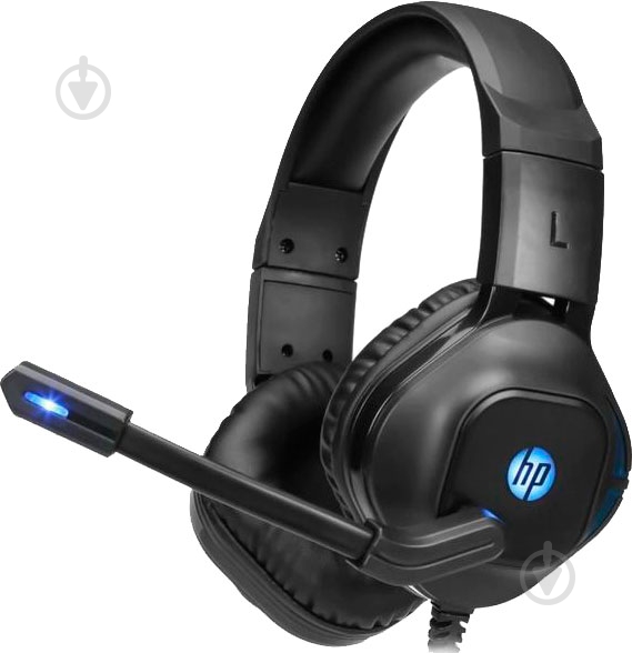 Наушники HP dhe-8002 gaming black (246746) с микрофоном - фото 1