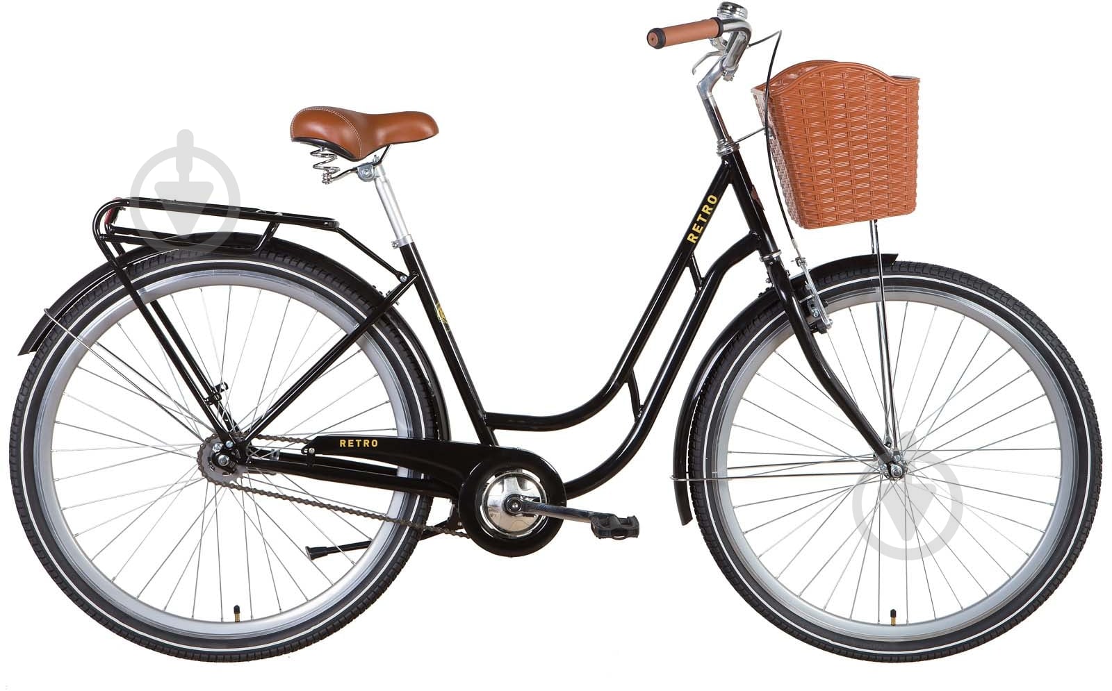 Велосипед Dorozhnik 28" 19"(48 см) RETRO OPS-D-28-308 черный - фото 1