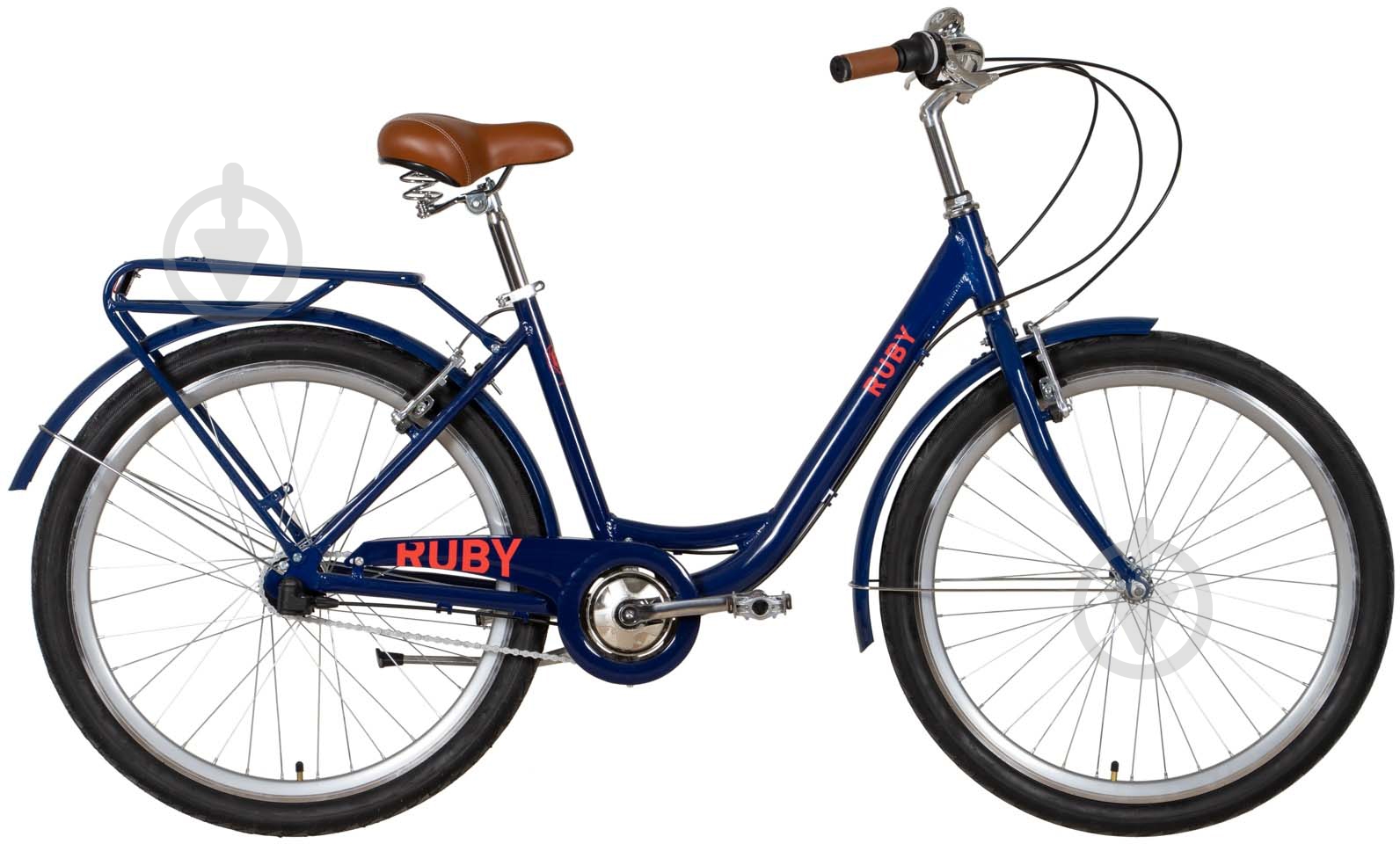 Велосипед Dorozhnik 26" 17"(43 см) RUBY OPS-D-26-224 темно-синий - фото 1