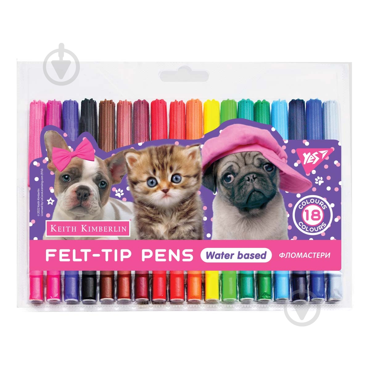 Набор фломастеров 18 цветов Keith Kimberlin YES - фото 1 Набор фломастеров 18 цветов Keith Kimberlin YES - фото 1