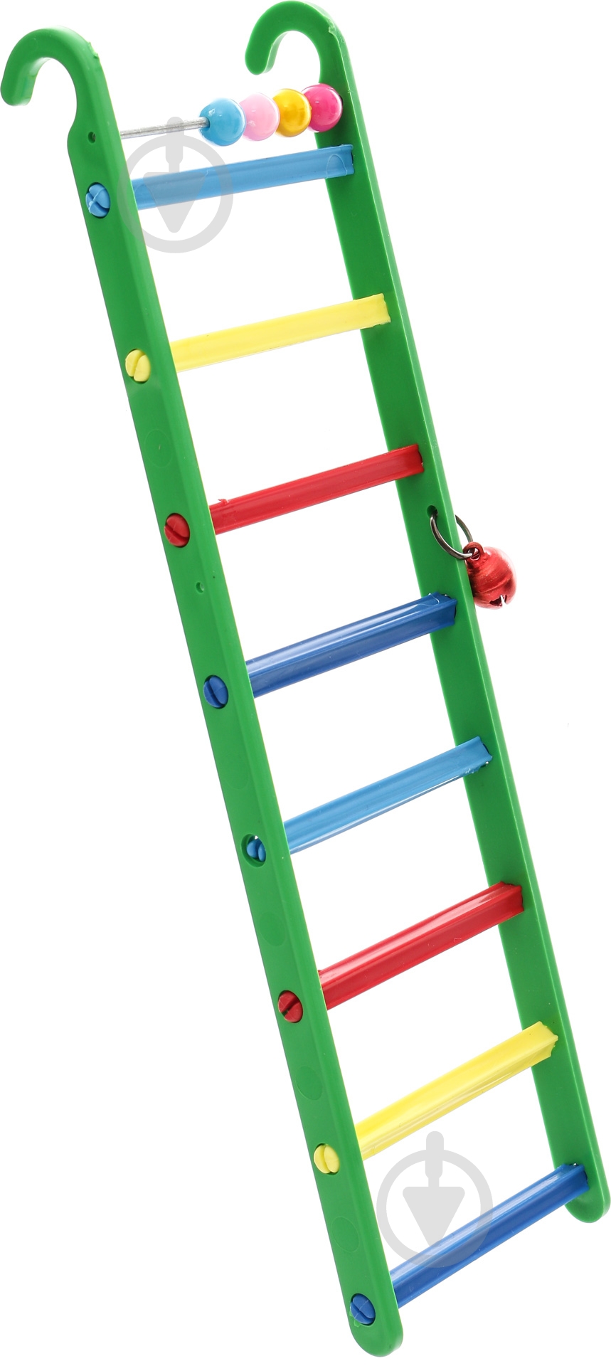 Лестница Природа для птиц с игрушкой 20х6 см - фото 1