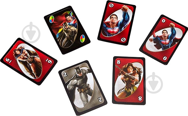 Игра настольная Uno Бэтмен против Супермена DRL58 - фото 3