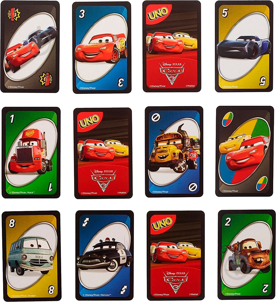 Игра настольная Uno Тачки 3 FDJ15 - фото 4 Игра настольная Uno Тачки 3 FDJ15 - фото 4