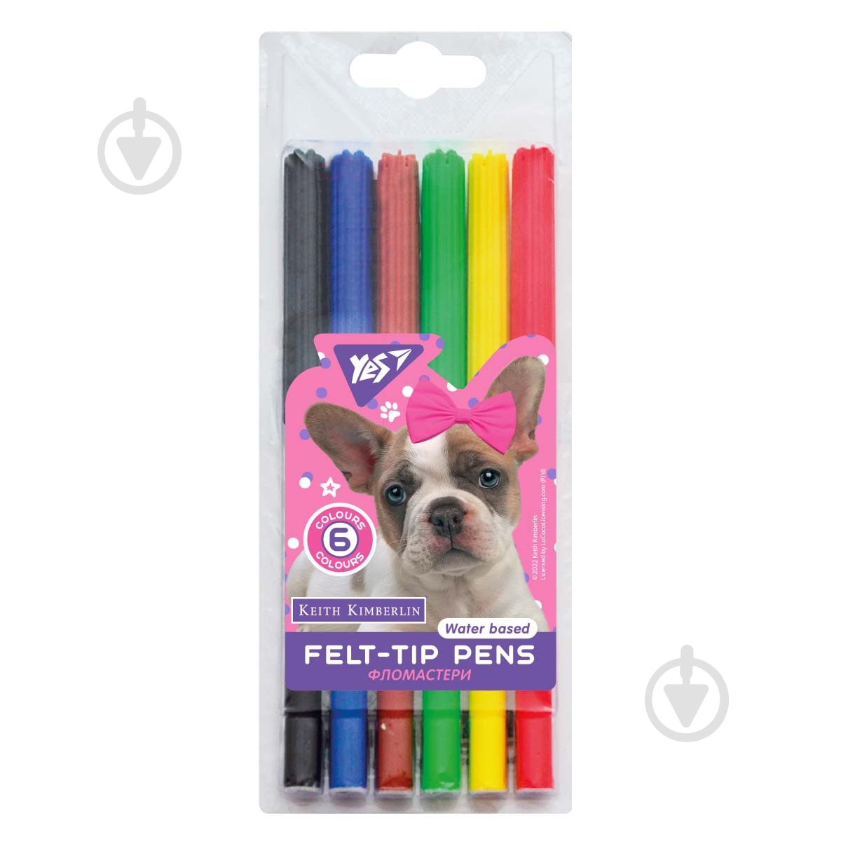 Набор фломастеров 6 цветов Keith Kimberlin YES - фото 1 Набор фломастеров 6 цветов Keith Kimberlin YES - фото 1