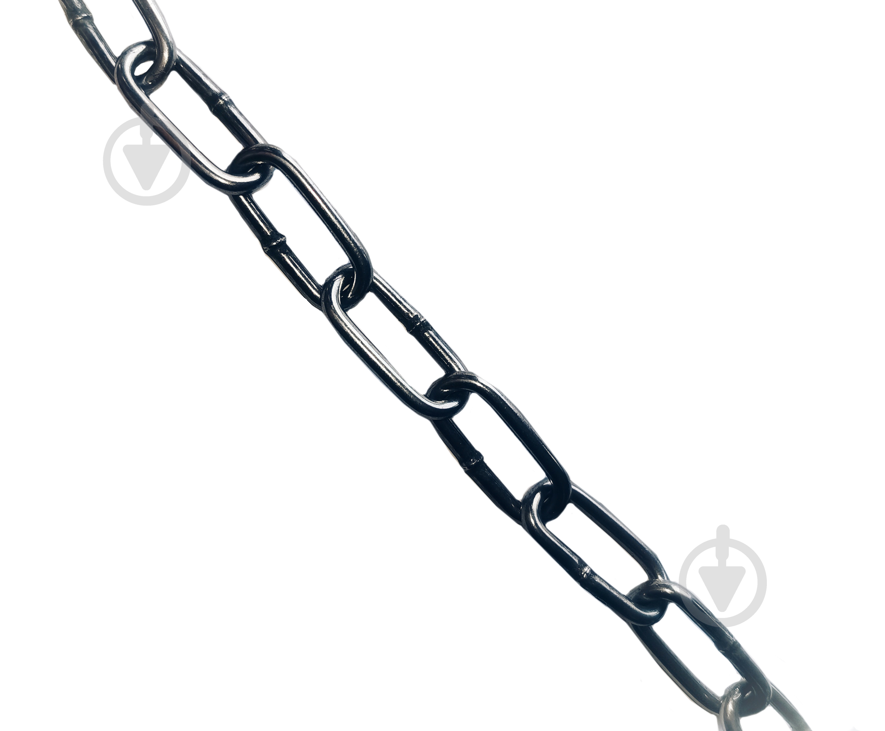 Цепь длиннозвеньевая без покрытия 4 мм на метраж пог. м без покрытия - фото 1