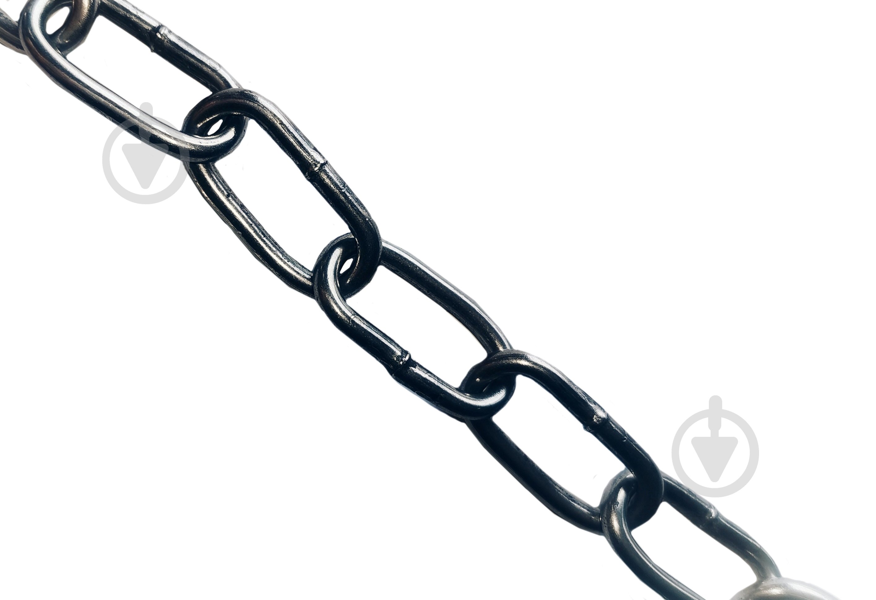 Цепь длиннозвеньевая без покрытия 6 мм на метраж м.пог. без покрытия - фото 1