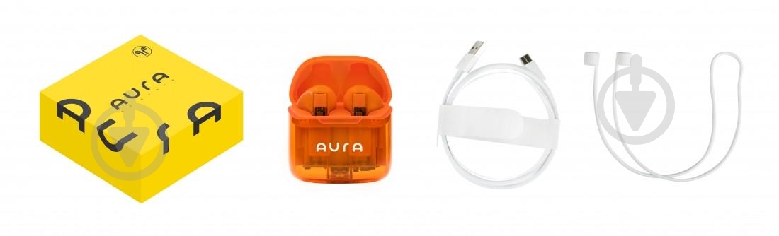 Наушники Aura orange (TWSA6O) - фото 6