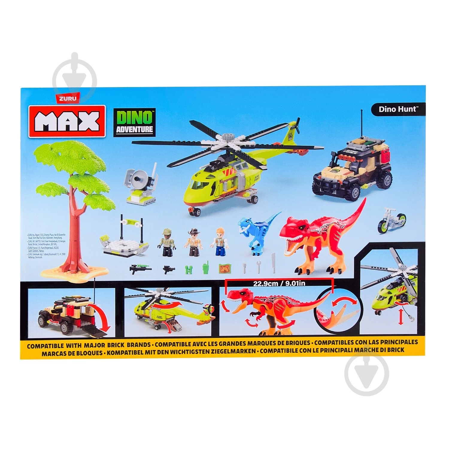 ᐉ Конструктор Zuru MAX-DINO ADVENTURE 592 деталі 83156 • Краща